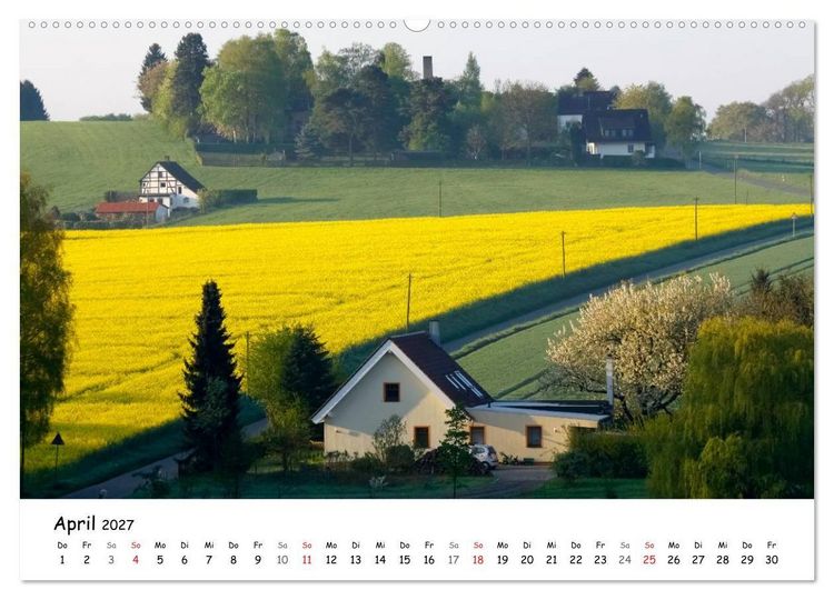 Produktbild: Haaner Bilderbogen 2027 (hochwertiger Premium Wandkalender 2027 DIN A2 quer), Kunstdruck in Hochglanz
