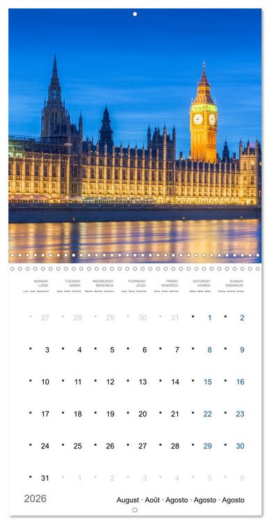 Produktbild: World Cities at Night (Wall Calendar 2026 12 &times; 12 Inch) CALVENDO 12 Month Wall Calendar