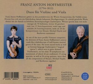 Produktbild: Duos f&uuml;r Violine und Viola