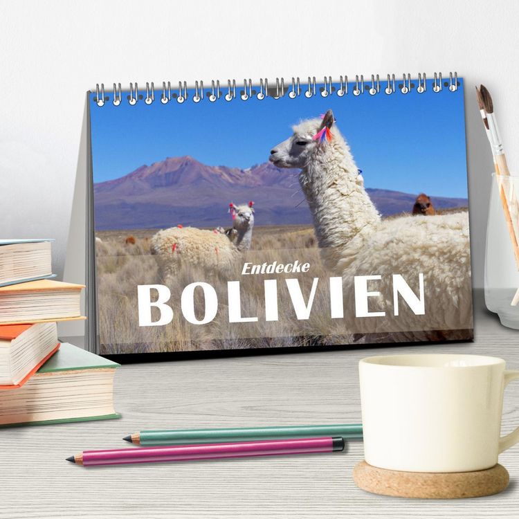 Produktbild: Entdecke Bolivien (Tischkalender 2026 DIN A5 quer), CALVENDO Monatskalender