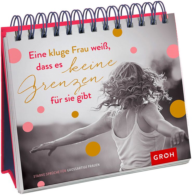 Produktbild: Eine kluge Frau wei&szlig;, dass es keine Grenzen f&uuml;r sie gibt