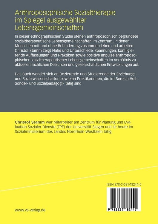 Produktbild: Anthroposophische Sozialtherapie im Spiegel ausgew&auml;hlter Lebensgemeinschaften