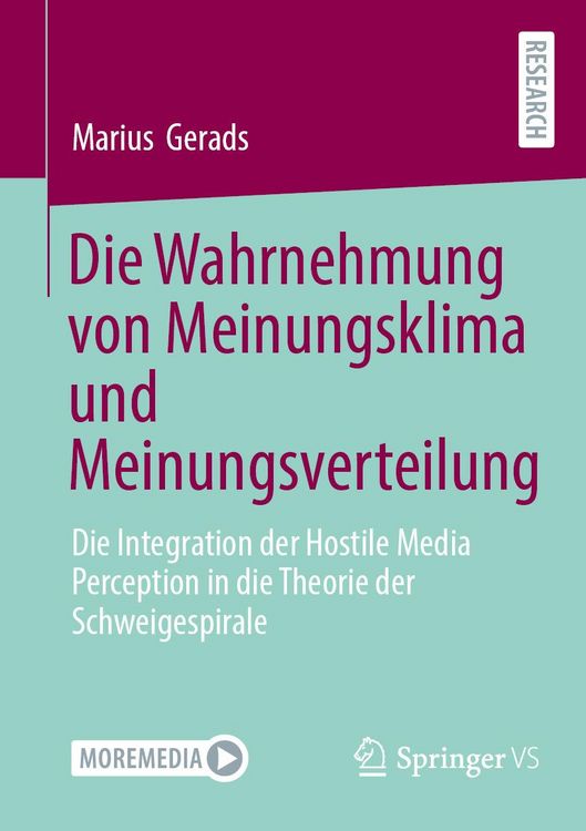 Produktbild: Die Wahrnehmung von Meinungsklima und Meinungsverteilung