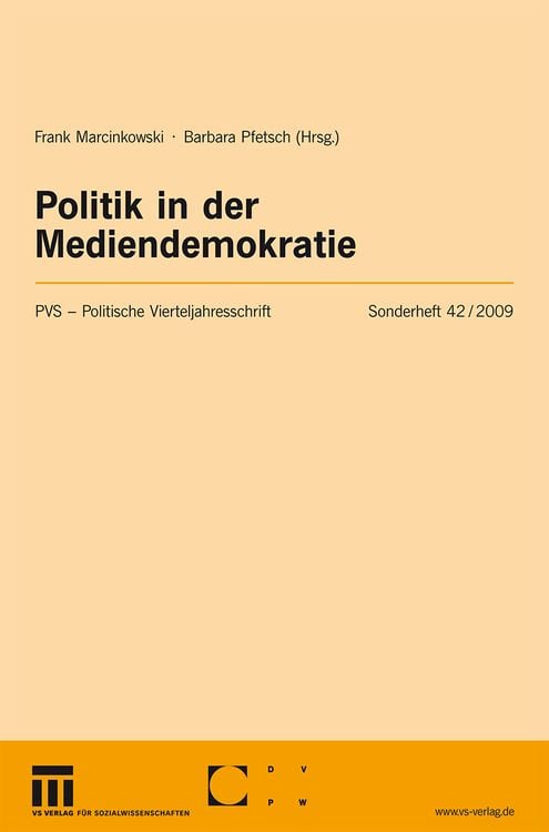 Bild vom Artikel Politik in der Mediendemokratie vom Autor Michael Kreile