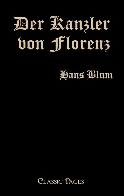 Produktbild: Der Kanzler von Florenz