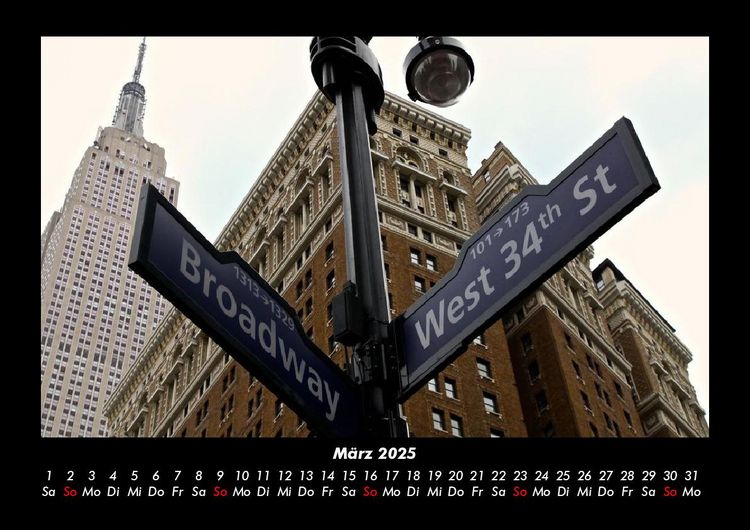 Produktbild: New York 2025 Fotokalender DIN A3
