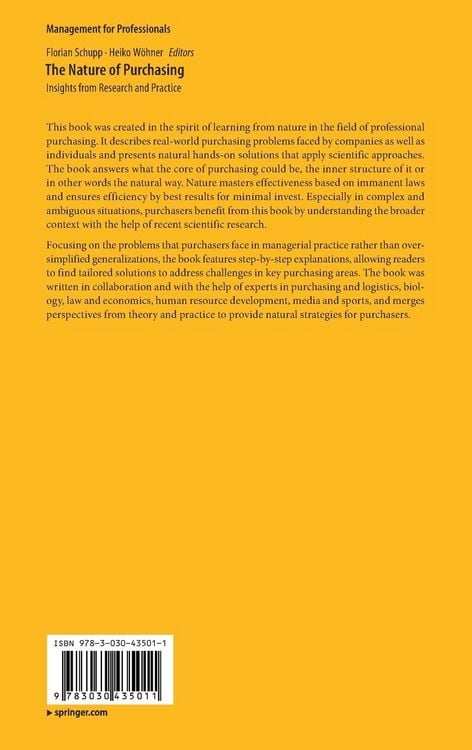 Produktbild: The Nature of Purchasing