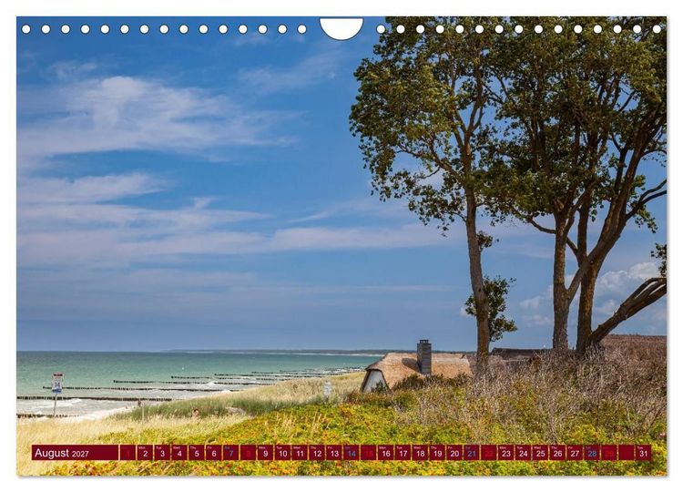 Produktbild: Mecklenburg-Western Pomerania. Impressions from the Baltic coast (Wall Calendar 2027 DIN A4 landscape), CALVENDO 12 Month Wall Calendar