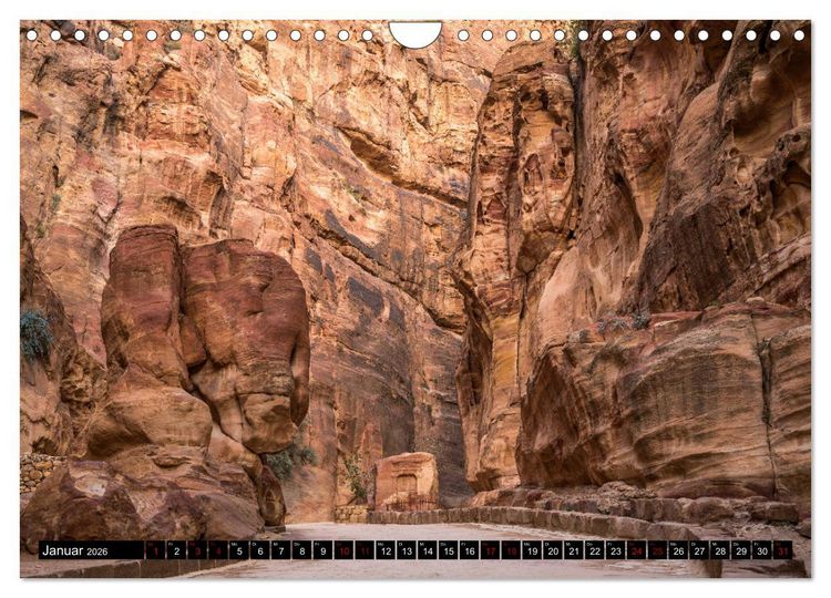 Produktbild: Petra - Jordanien (Wandkalender 2026 DIN A4 quer), CALVENDO Monatskalender