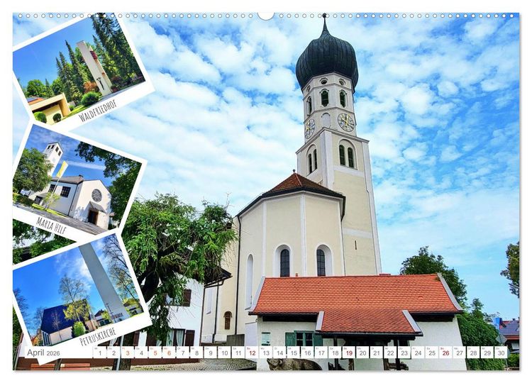 Produktbild: Mein Geretsried - Isarstadt im oberbayerischen Landkreis Bad T&ouml;lz-Wolfratshausen (Wandkalender 2026 DIN A2 quer), CALVENDO Monatskalender