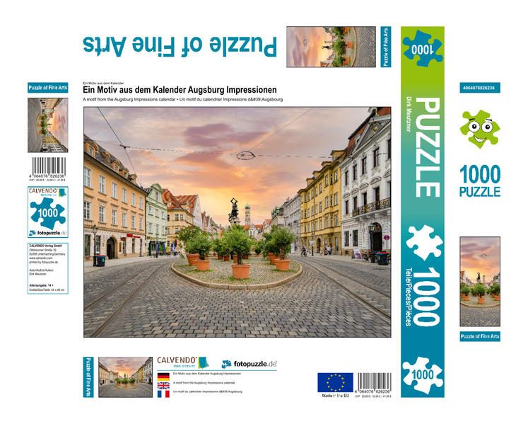 Produktbild: CALVENDO Puzzle Ein Motiv aus dem Kalender Augsburg Impressionen | 1000 Teile Lege-Gr&ouml;&szlig;e 64x48cm Foto-Puzzle f&uuml;r gl&uuml;ckliche Stunden