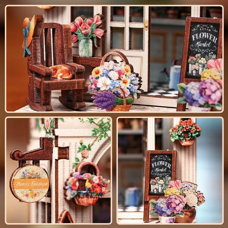 Produktbild: Mini-Booknook Flower Boutique