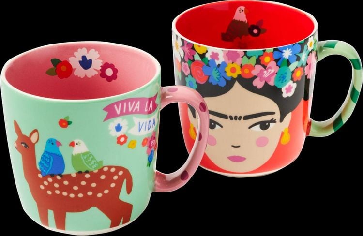 Produktbild: Fiesta del Sol Kaffeebecher Frida Kahlo, 350 ml