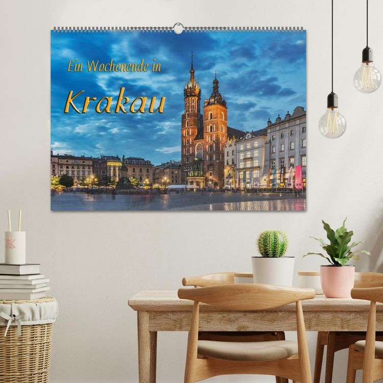Produktbild: Ein Wochenende in Krakau (Wandkalender 2026 DIN A2 quer), CALVENDO Monatskalender