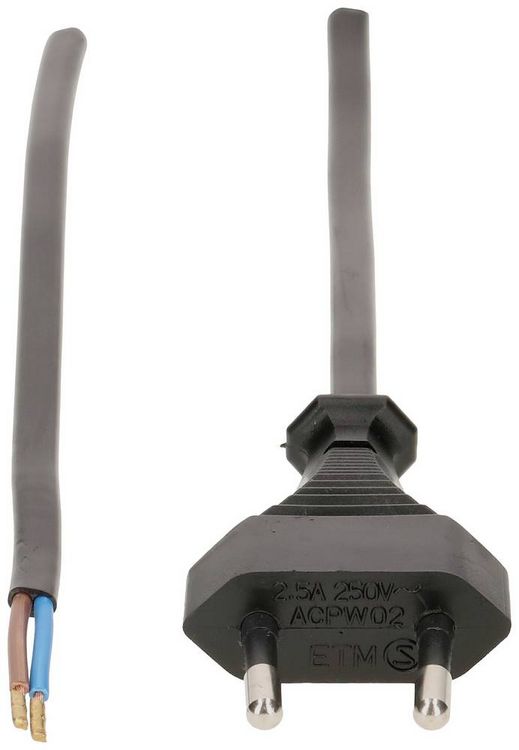 Produktbild: Max Hauri 138770 Strom Anschlusskabel Schwarz 3m