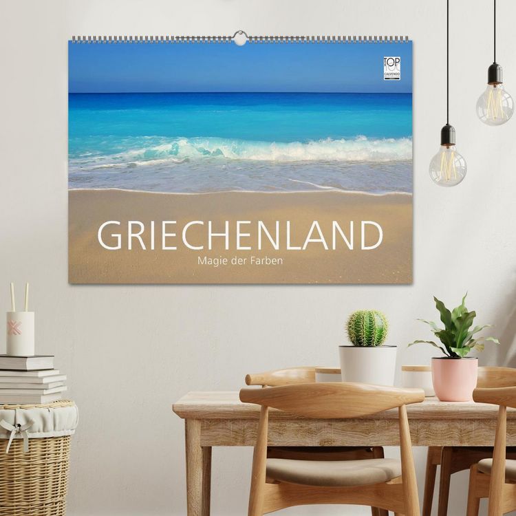 Produktbild: Griechenland &ndash;&nbsp;Magie der Farben (Wandkalender 2026 DIN A2 quer), CALVENDO Monatskalender
