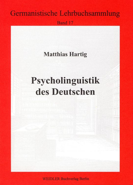 Produktbild: Psycholinguistik des Deutschen