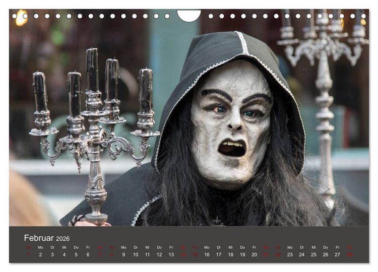 Produktbild: S ganz Johr Fasnacht (Wandkalender 2026 DIN A4 quer), CALVENDO Monatskalender