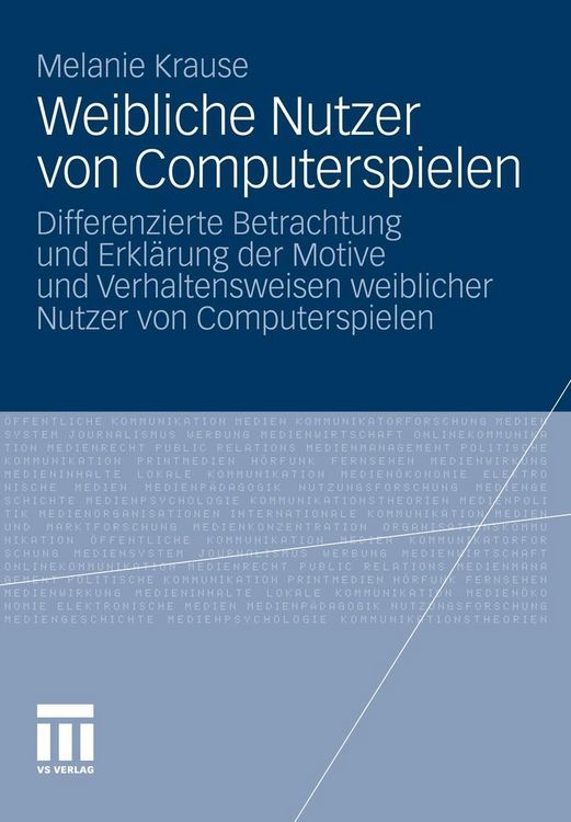 Produktbild: Weibliche Nutzer von Computerspielen