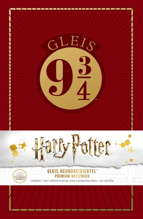 Produktbild: Harry Potter: Gleis 9 &frac34; Premium-Notizbuch