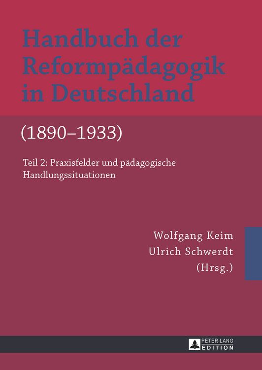 Produktbild: Handbuch der Reformpaedagogik in Deutschland (1890&ndash;1933)