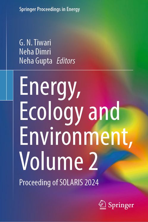 Produktbild: Energy, Ecology and Environment, Volume 2