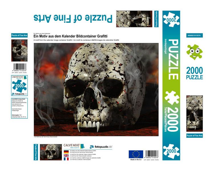 Produktbild: CALVENDO Puzzle Ein Motiv aus dem Kalender Bildcontainer Grafitti | 2000 Teile Lege-Gr&ouml;&szlig;e 90x67cm Foto-Puzzle f&uuml;r gl&uuml;ckliche Stunden