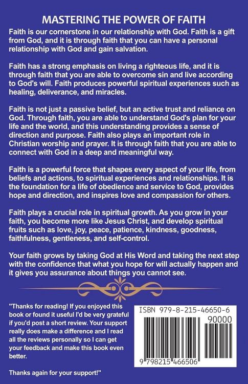 Produktbild: Mastering The Power Of Faith