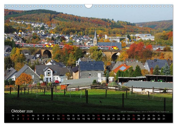 Produktbild: Eisenbahn in Mitteldeutschland (Wandkalender 2026 DIN A3 quer), CALVENDO Monatskalender