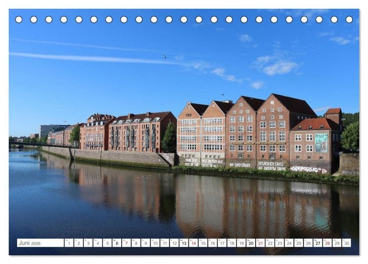 Produktbild: Bremen Heute (Tischkalender 2026 DIN A5 quer), CALVENDO Monatskalender