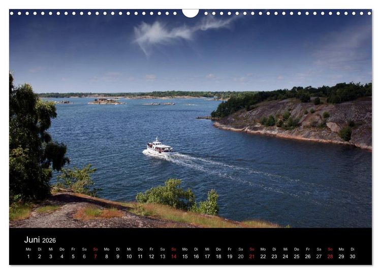 Produktbild: S&uuml;dschwedens Sch&auml;renk&uuml;ste (Wandkalender 2026 DIN A3 quer), CALVENDO Monatskalender