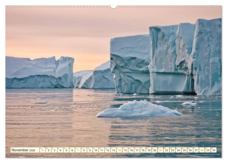Produktbild: Reise nach Gr&ouml;nland (Wandkalender 2026 DIN A2 quer), CALVENDO Monatskalender