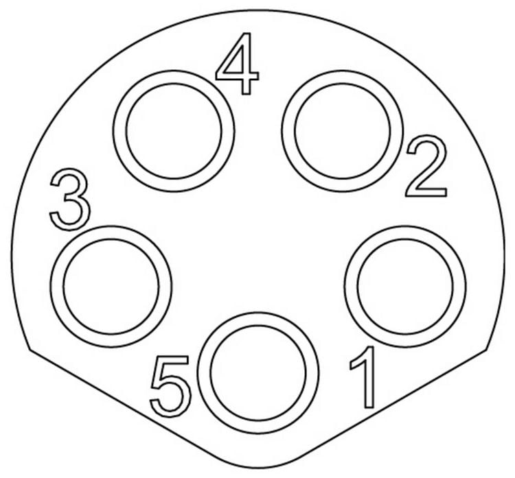 Produktbild: TRU COMPONENTS TC-13751840 Anschlussleitung M8 x 1 Buchse, gewinkelt 5 m Polzahl Sensoren: 5 1 St.