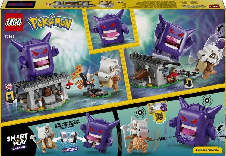 Produktbild: LEGO Pok&eacute;mon SMART Play: Tragossos und Gengars Gruselduell kompatibles Set 72166