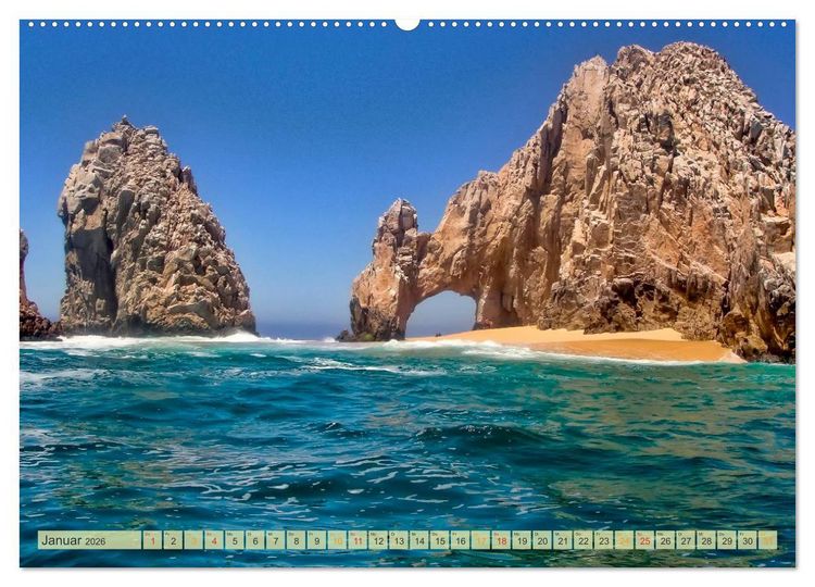 Produktbild: Mexiko - verliebt in ein atemberaubendes Land (hochwertiger Premium Wandkalender 2026 DIN A2 quer), Kunstdruck in Hochglanz
