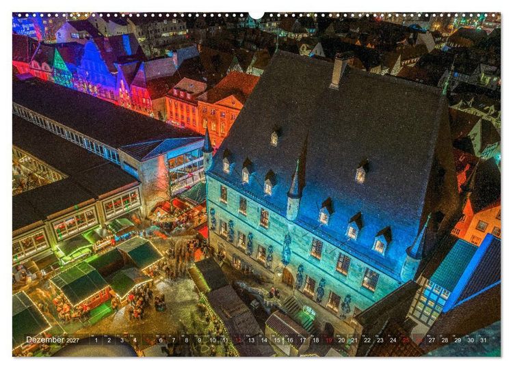 Produktbild: Osnabr&uuml;ck f&uuml;r Nachtschw&auml;rmer (hochwertiger Premium Wandkalender 2027 DIN A2 quer), Kunstdruck in Hochglanz