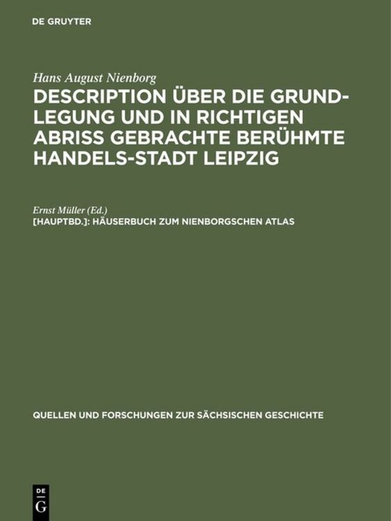 Produktbild: H&auml;userbuch zum Nienborgschen Atlas