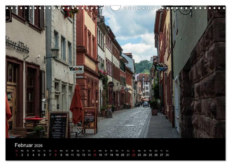 Produktbild: Heidelberger Stadtansichten (Wandkalender 2026 DIN A3 quer), CALVENDO Monatskalender