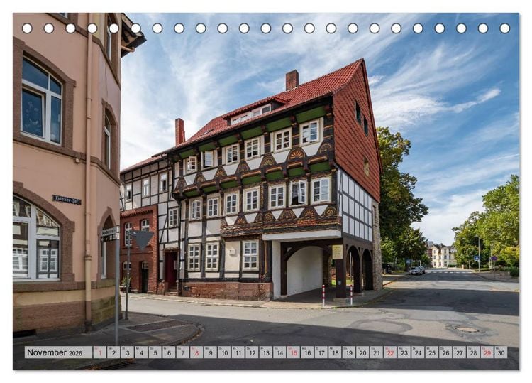 Produktbild: Historisches Fachwerk - Stadt Einbeck (Tischkalender 2026 DIN A5 quer), CALVENDO Monatskalender