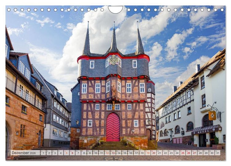 Produktbild: Frankenberg Hessen Impressionen (Wandkalender 2026 DIN A4 quer), CALVENDO Monatskalender