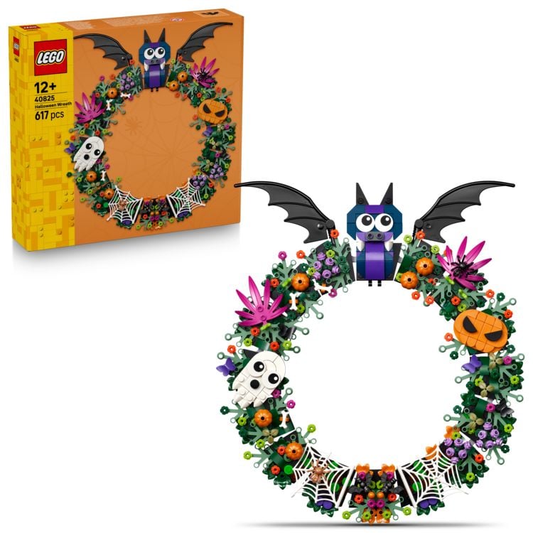 Produktbild: LEGO&reg; Halloweenkranz (40825); Halloween-Deko f&uuml;r die Wohnung