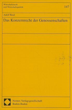 Produktbild: Das Konzernrecht der Genossenschaften