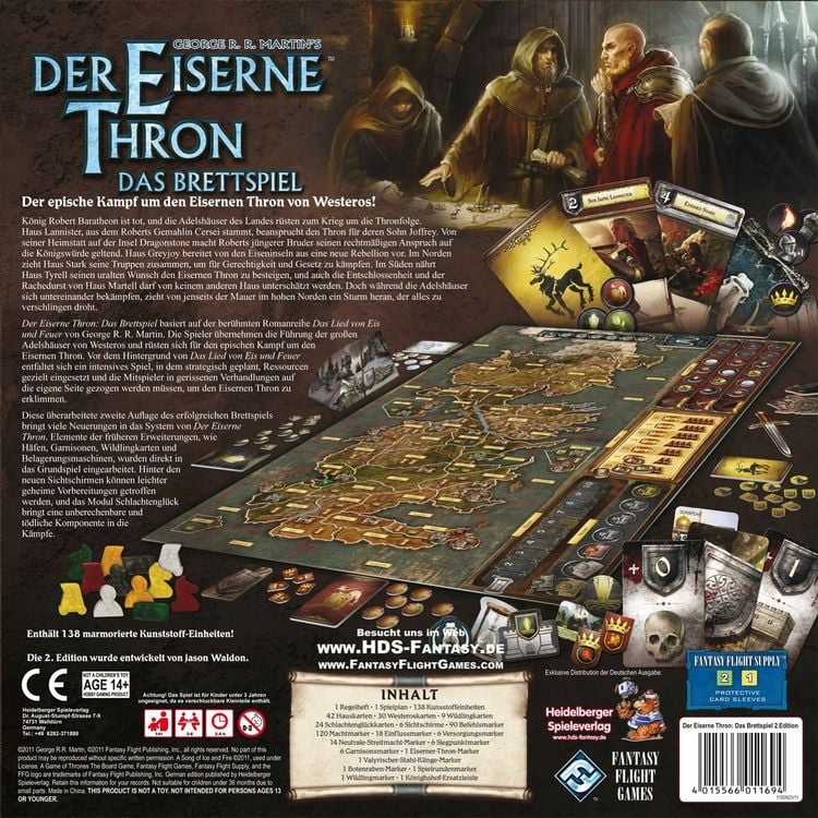 Produktbild: Der Eiserne Thron - Das Brettspiel 2. Edition