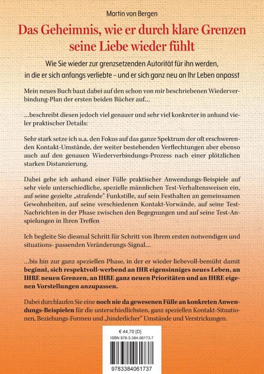 Produktbild: Das Geheimnis, wie er durch klare Grenzen seine Liebe wieder f&uuml;hlt