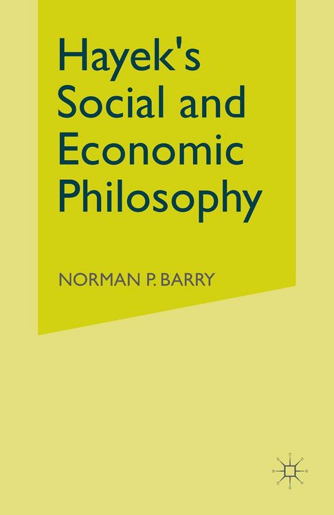 Produktbild: Hayek's Social and Economic Philosophy