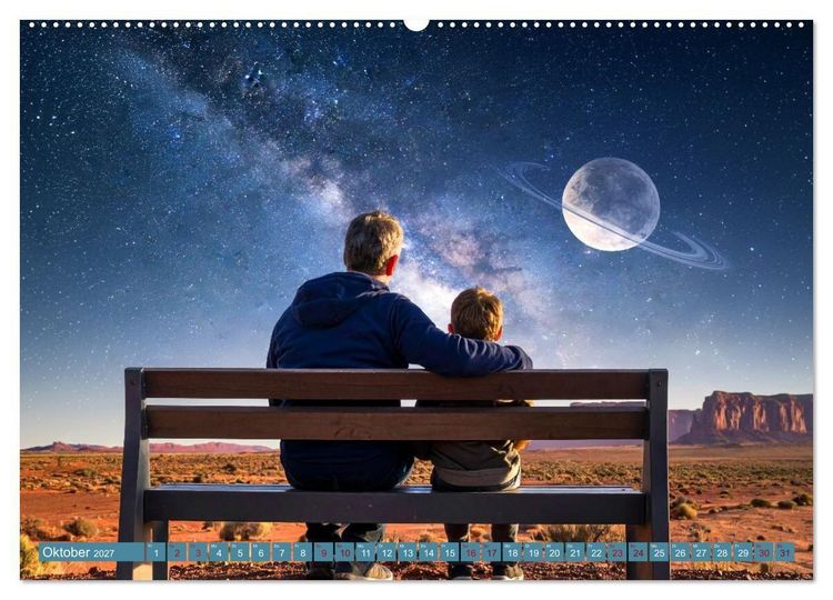 Produktbild: Die Sehnsucht nach den Sternen (hochwertiger Premium Wandkalender 2027 DIN A2 quer), Kunstdruck in Hochglanz