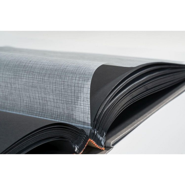 Produktbild: Fotoalbum MILANO 29x32 cm, 60 schwarze Seiten