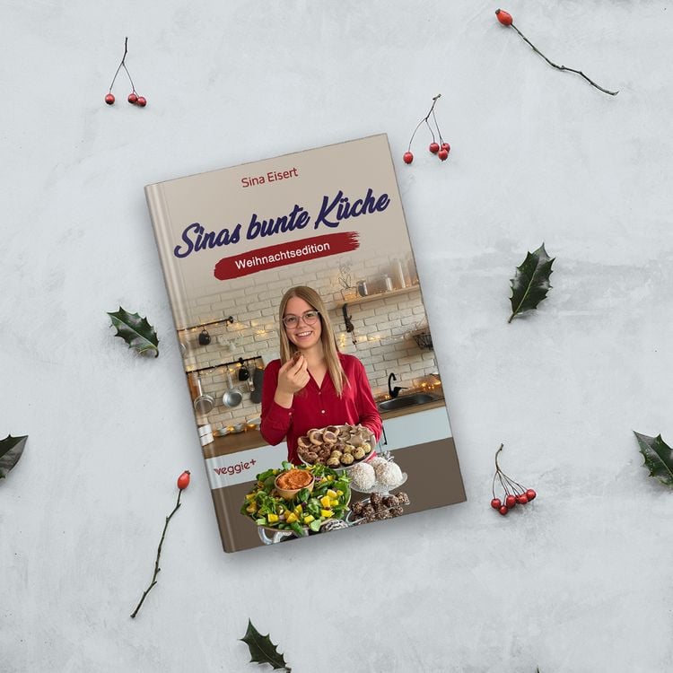 Produktbild: Sinas bunte K&uuml;che - vegan und zuckerfrei (Weihnachtsedition)