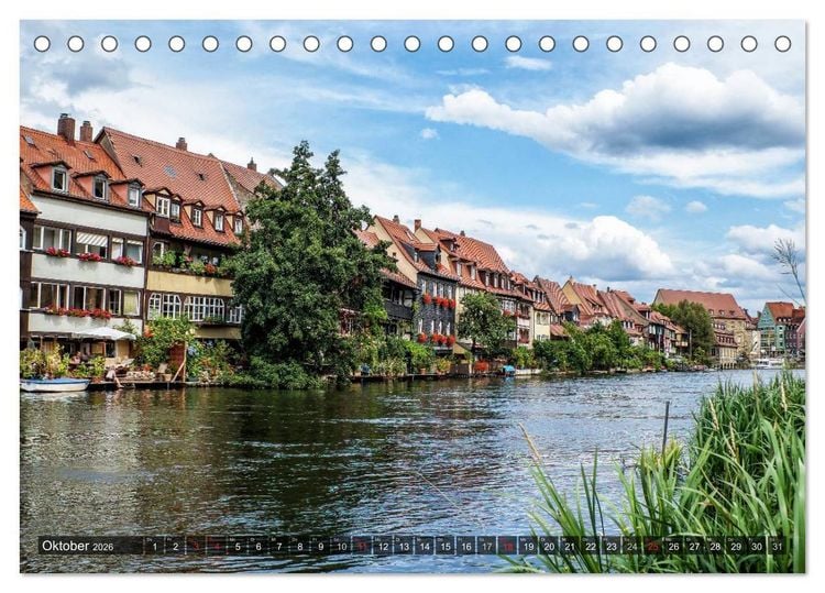 Produktbild: Deutschland - Malerische St&auml;dte (Tischkalender 2026 DIN A5 quer), CALVENDO Monatskalender