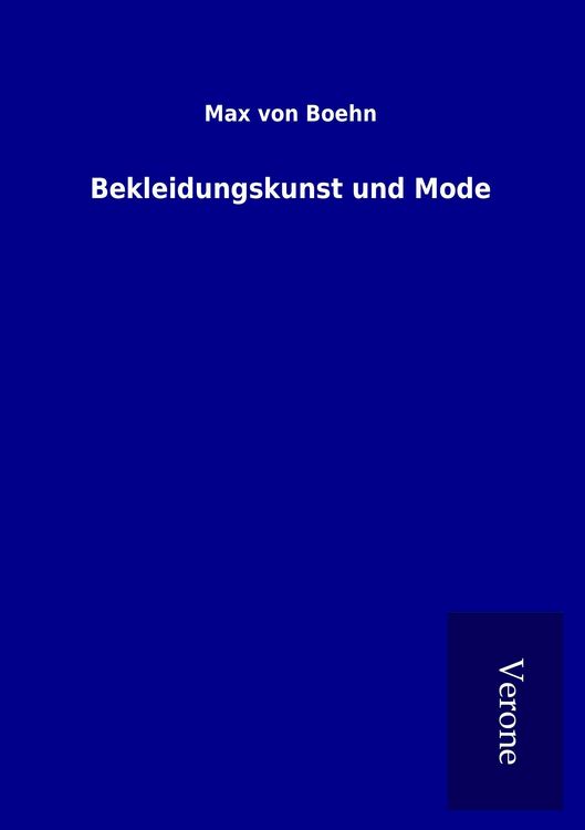 Produktbild: Bekleidungskunst und Mode
